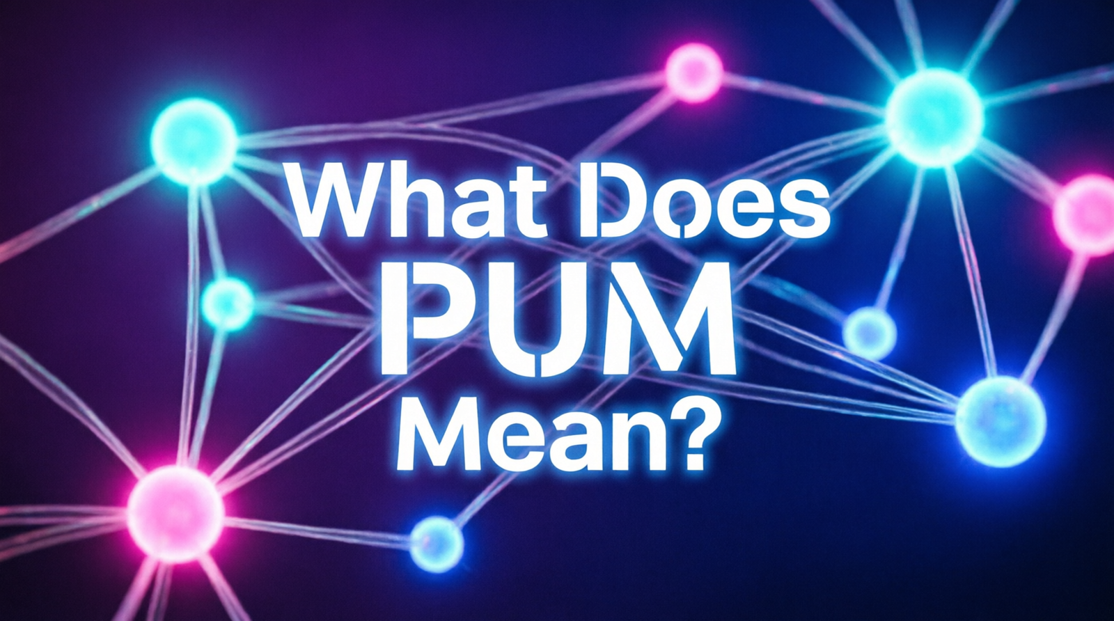 What Does Pum Mean in Text