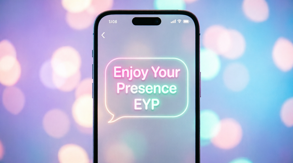 Could “Eyp” Be a Typo?