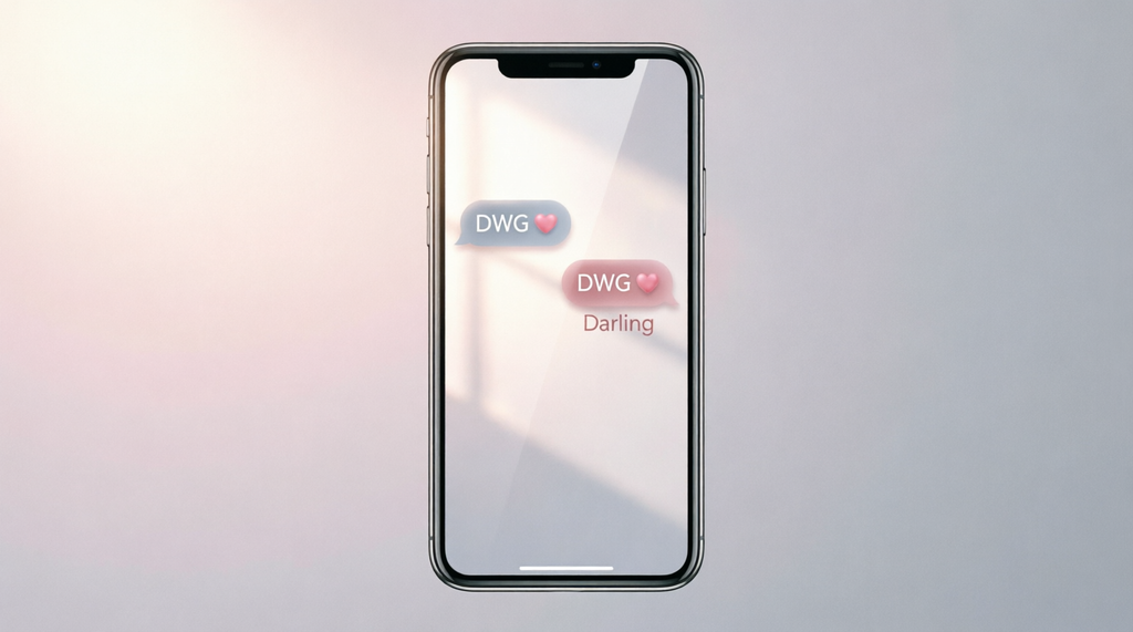 DWG as “Dawg” in Texting