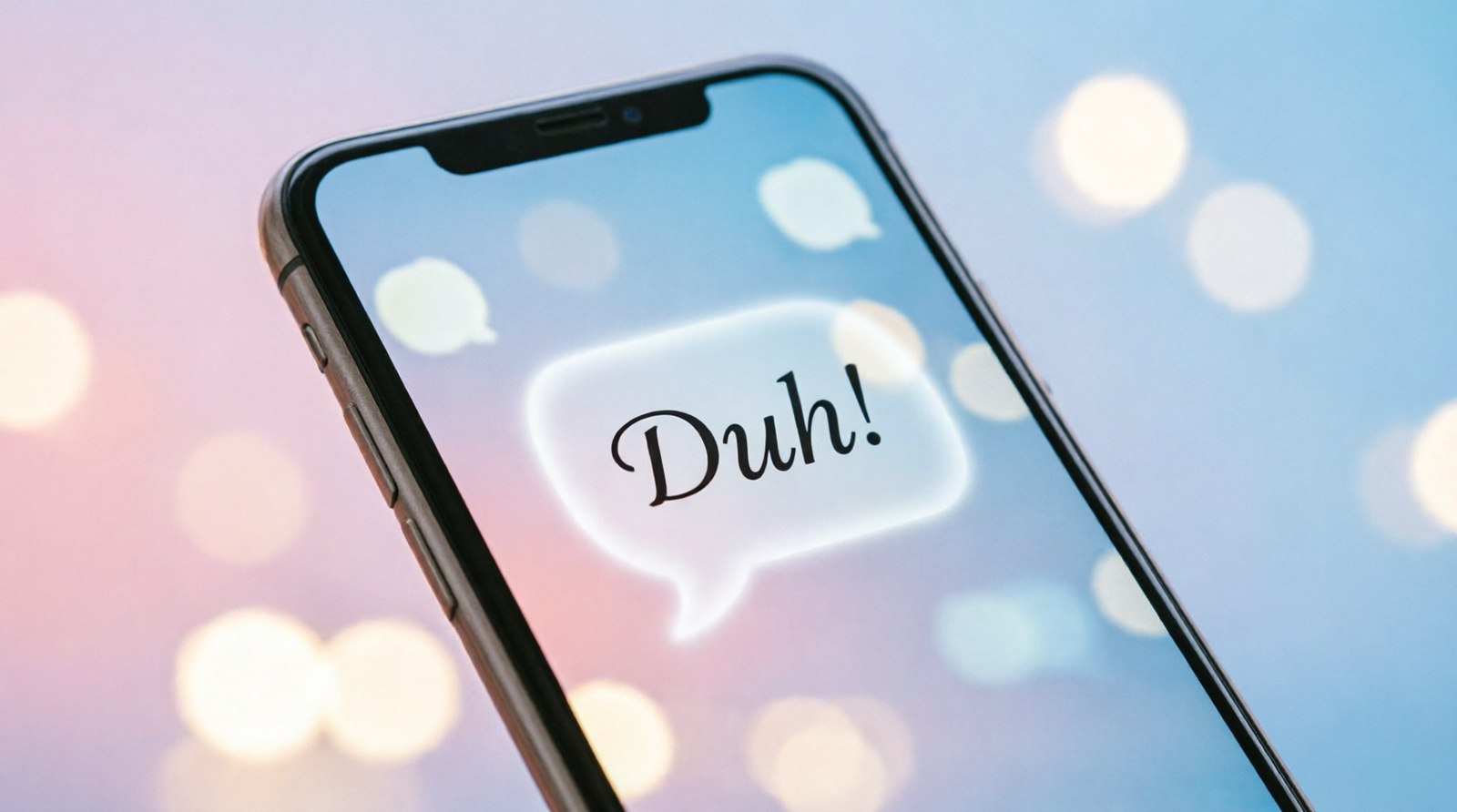 What Does “Duh” Mean in Text?