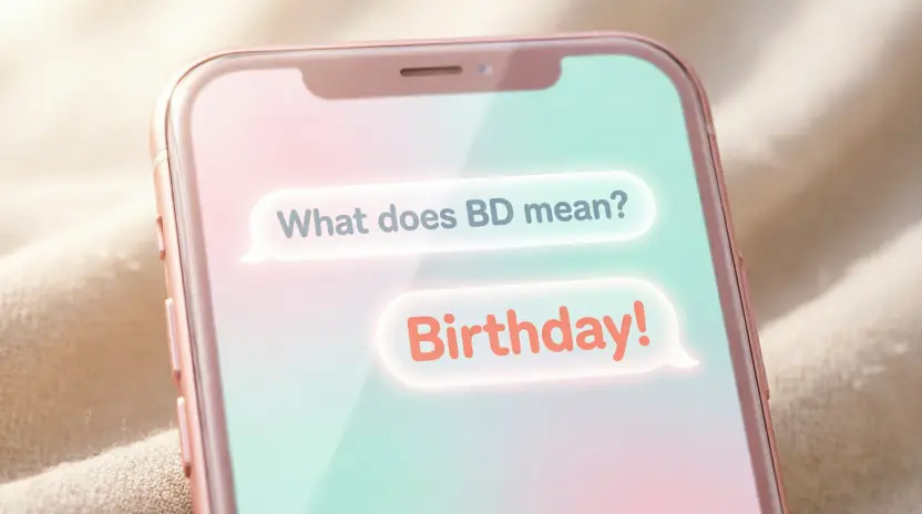 What Does BD Mean in Text?