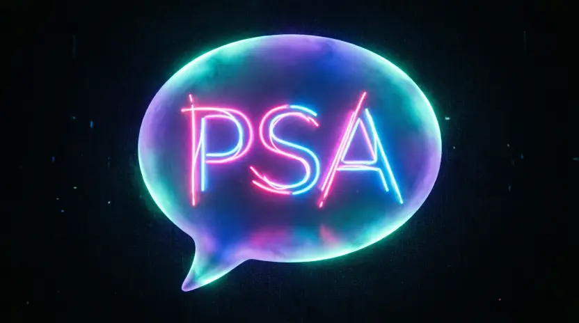 what psa mean in text