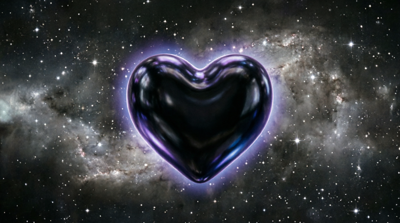 what does a black heart mean in a text