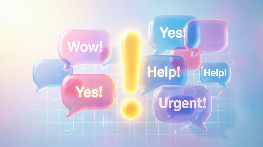 Why Do People Use Exclamation Marks in Texts?