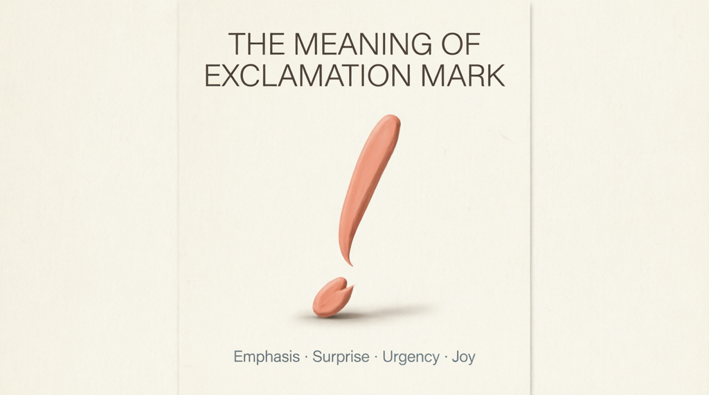 What Does the Exclamation Mark Mean in Texting?
